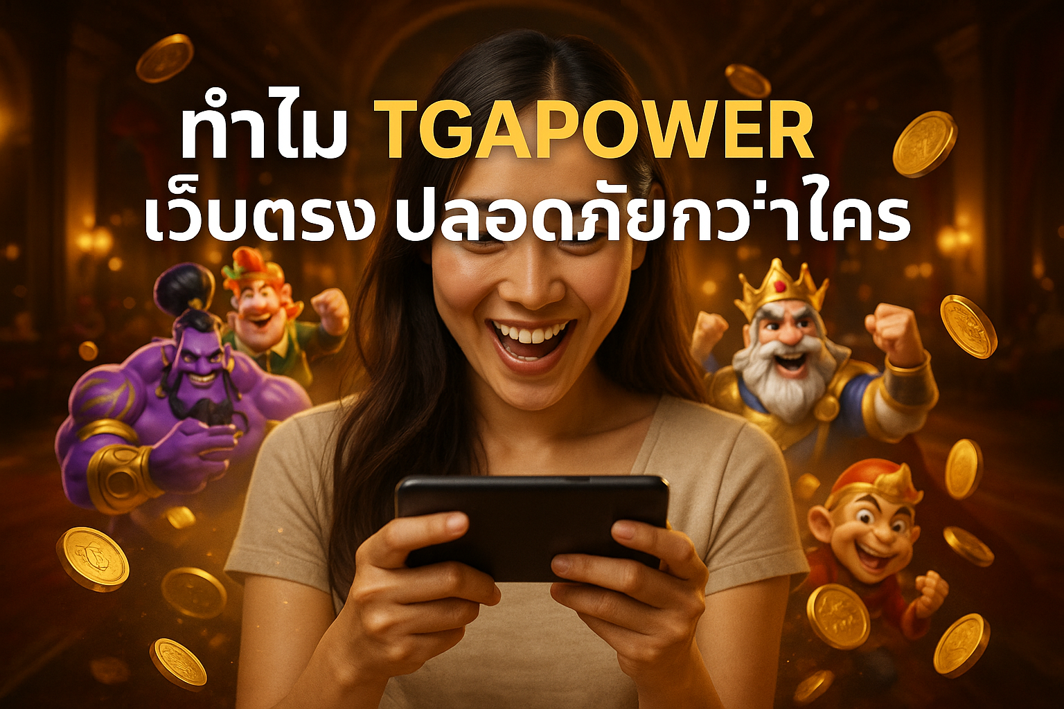 ทำไม TGAPOWER เว็บตรง ปลอดภัยกว่าใคร