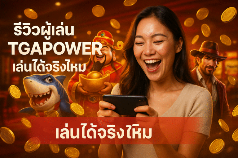 รีวิวผู้เล่นสล็อต TGAPOWER เล่นได้จริงไหม
