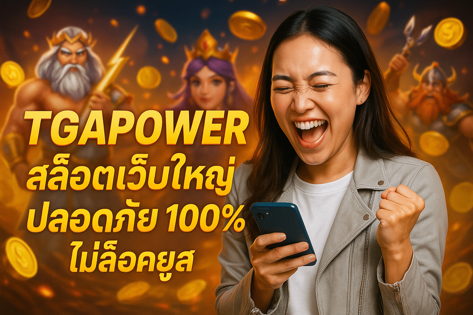 TGAPOWER สล็อตเว็บใหญ่ ปลอดภัย 100% ไม่ล็อคยูส