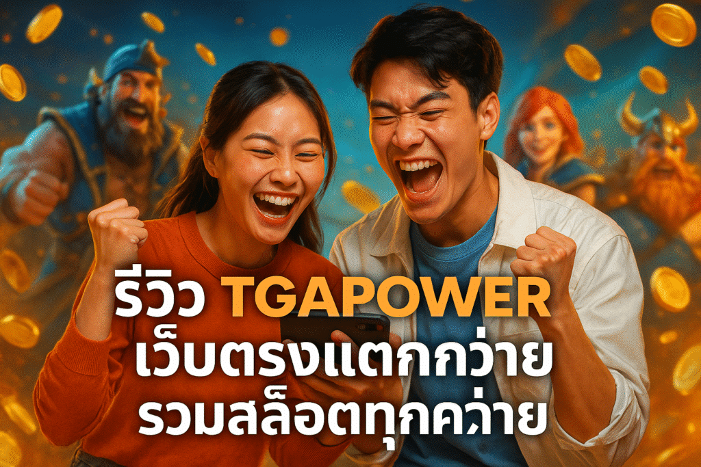 รีวิว TGAPOWER เว็บตรงแตกง่าย รวมสล็อตทุกค่าย
