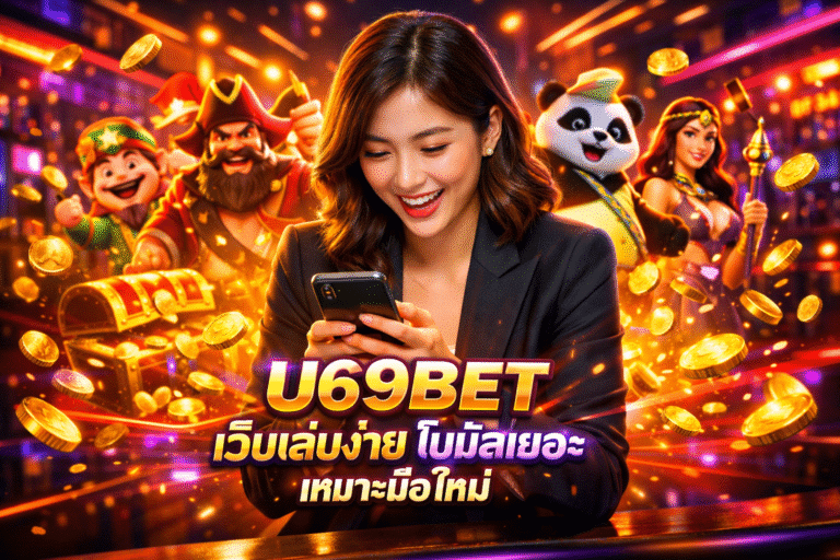 U69BET เว็บเล่นง่าย โบนัสเยอะ เหมาะมือใหม่